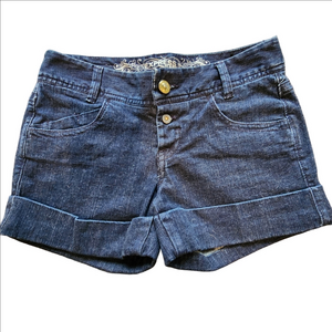 Express Women's Dark Blue Denim Shorts